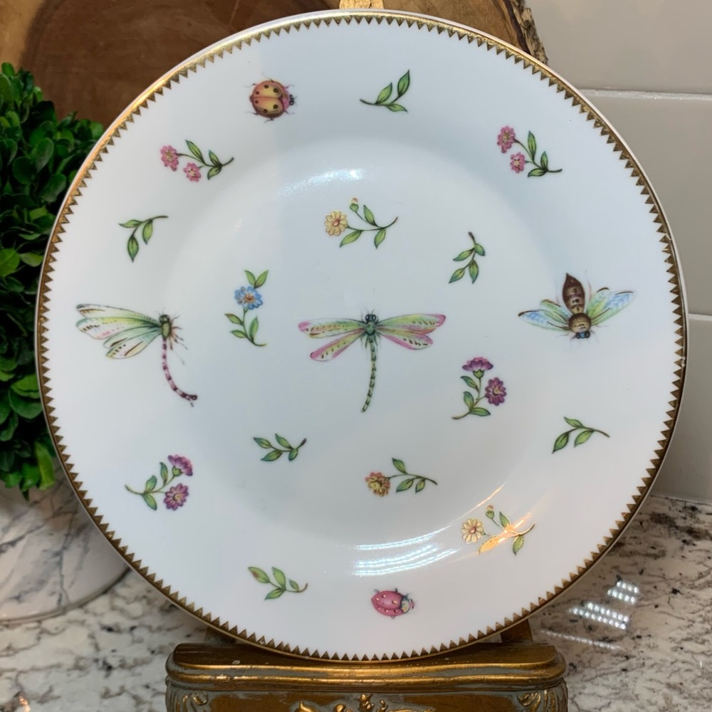 I. Godinger & Company Dragonfly Decorative Plate